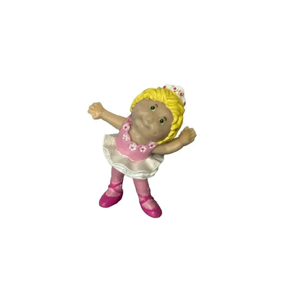 Two Cabbage Patch Kid Figures- One Ballerina And One Holding Ice Cream